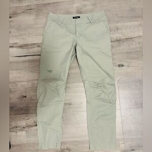 Arc'teryx Women's Sage Green Technical Chinos